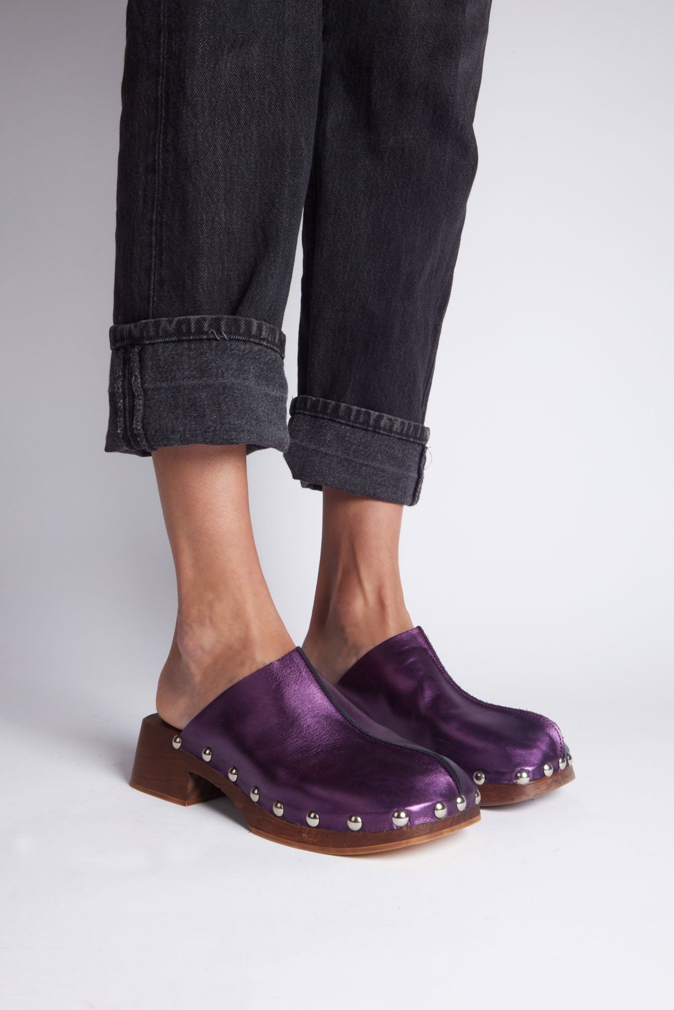 MIM Sandalia de tacón LEVI MORADO