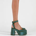 MIM Sandalia de tacón LIZARD VERDE