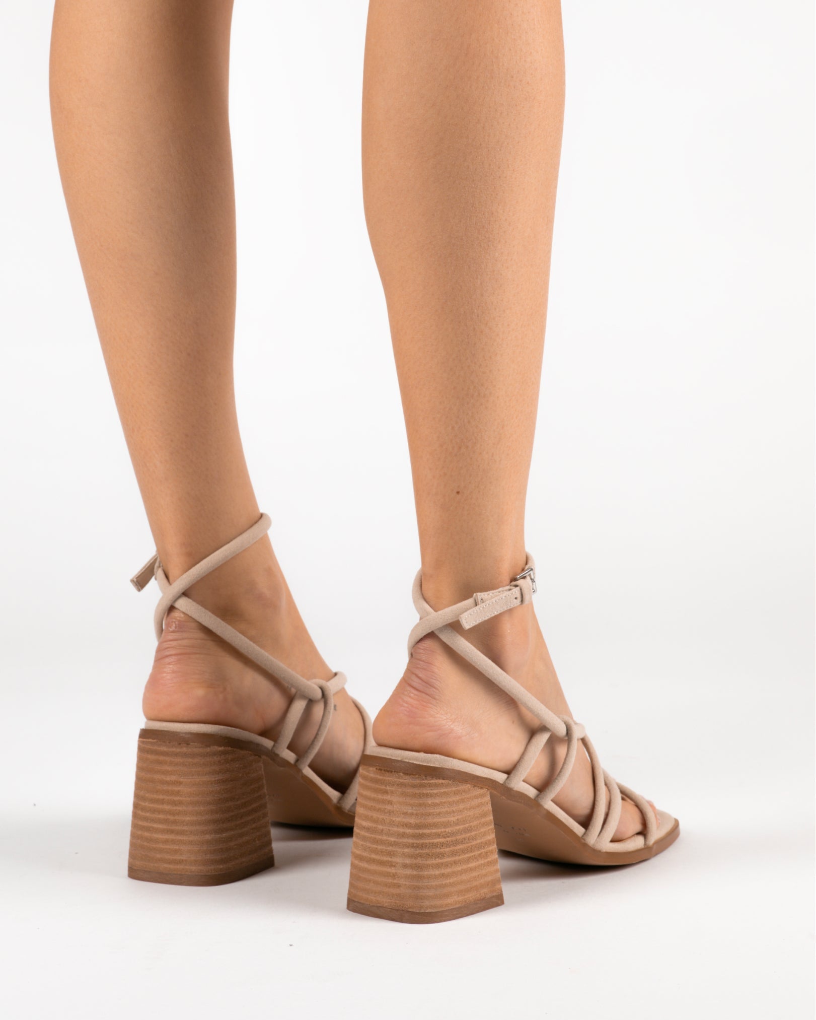 MIM Sandalia de tacón LUC ECRU