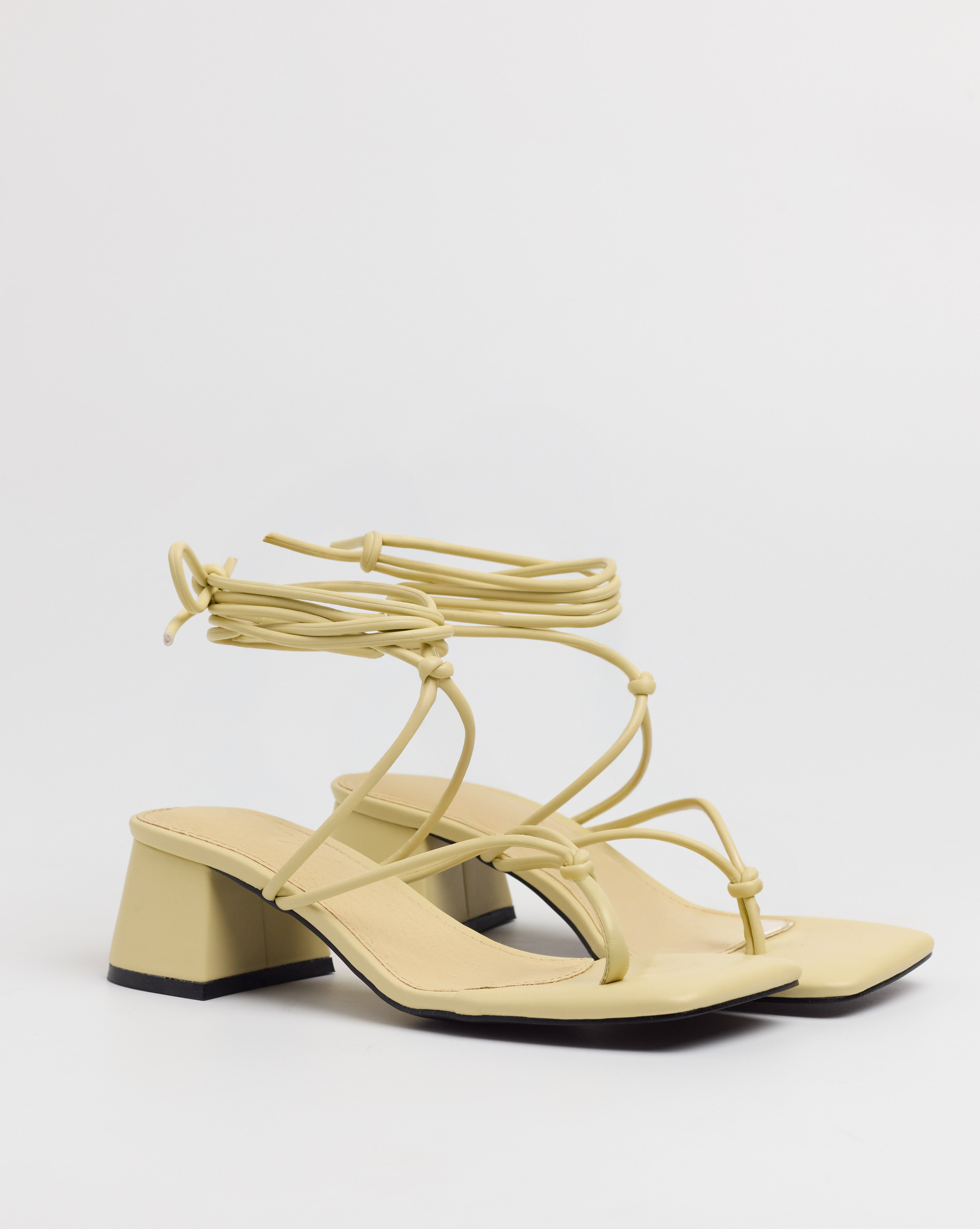 MIM Sandalia de tacón Missy Amarillo