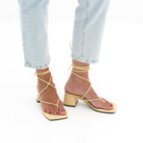 MIM Sandalia de tacón Missy Amarillo