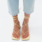 MIM Sandalia de tacón Missy Amarillo