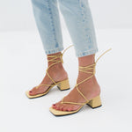 MIM Sandalia de tacón Missy Amarillo