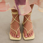 MIM Sandalia de tacón Missy Amarillo