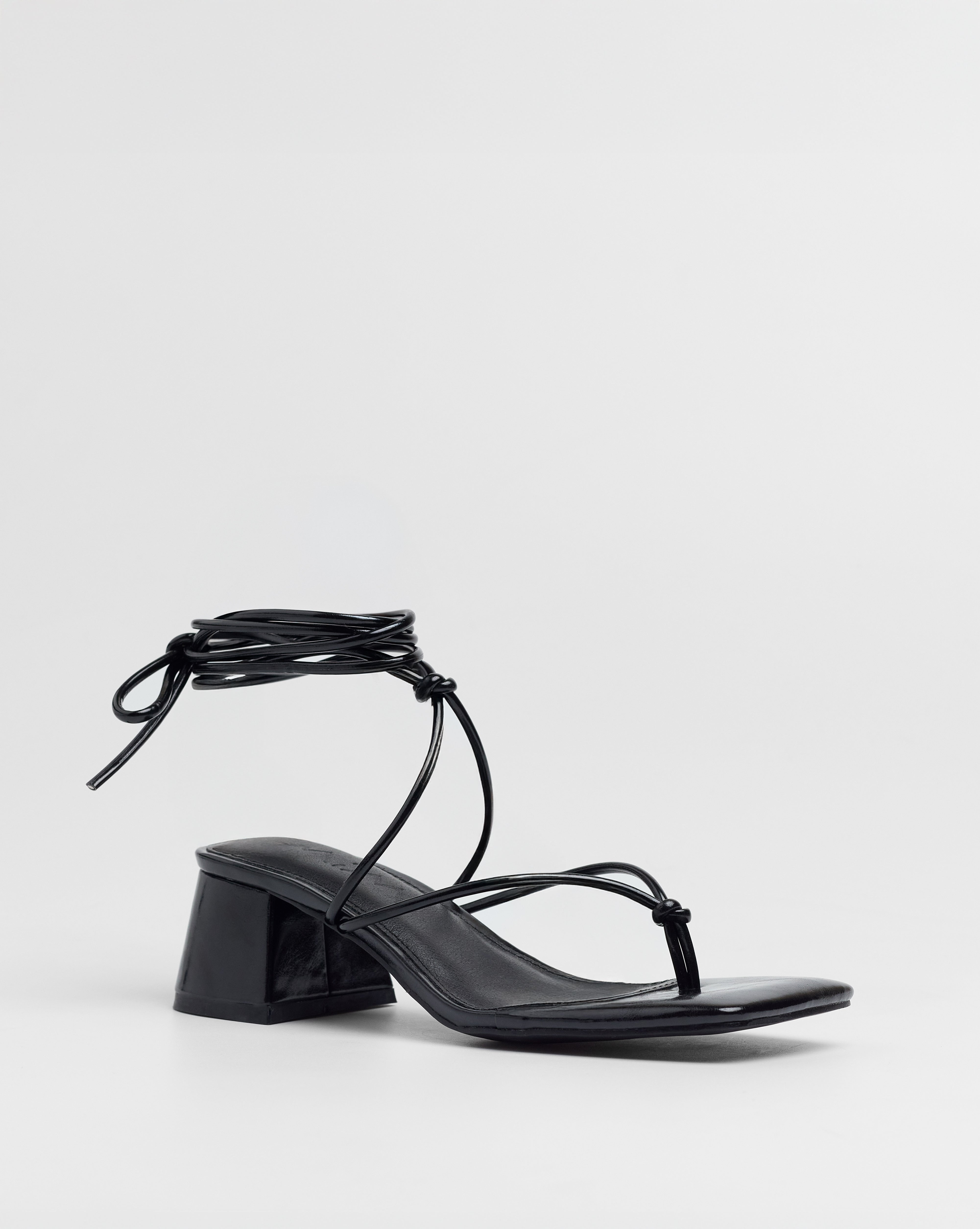 MIM Sandalia de tacón Missy Negro