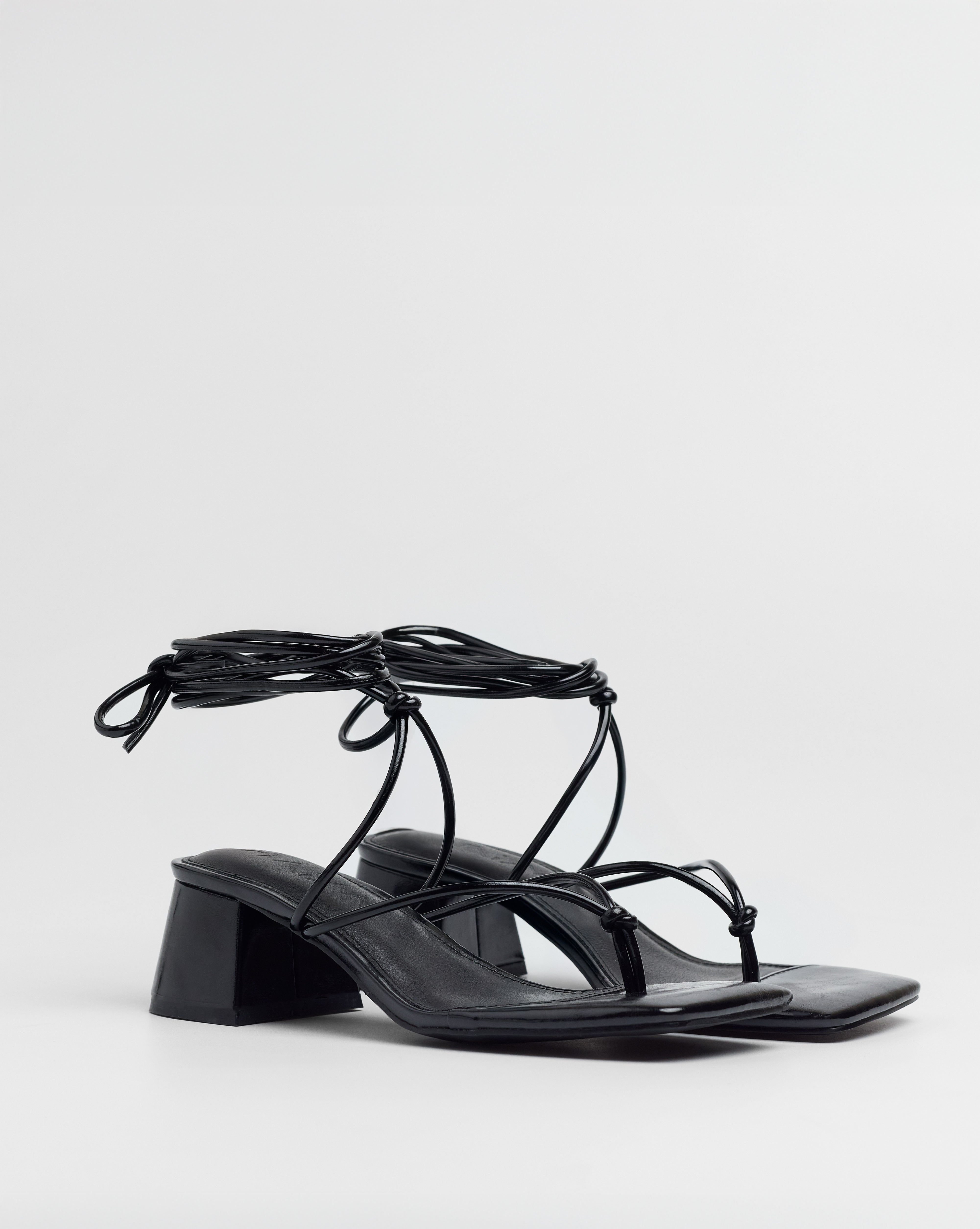 MIM Sandalia de tacón Missy Negro