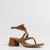 MIM Sandalia de tacón Morey Caramelo