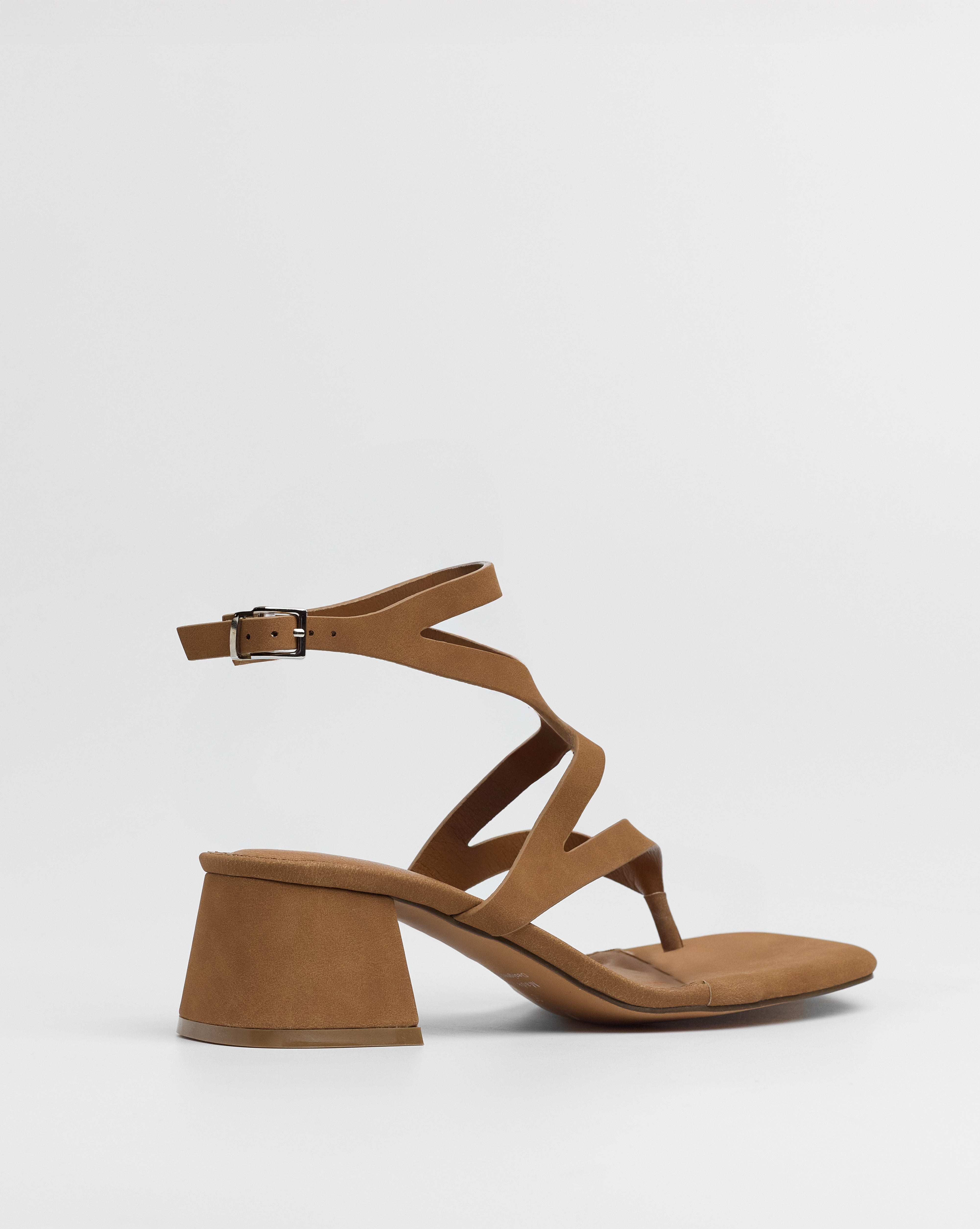 MIM Sandalia de tacón Morey Caramelo