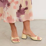 MIM Sandalia de tacón Murfy Amarillo