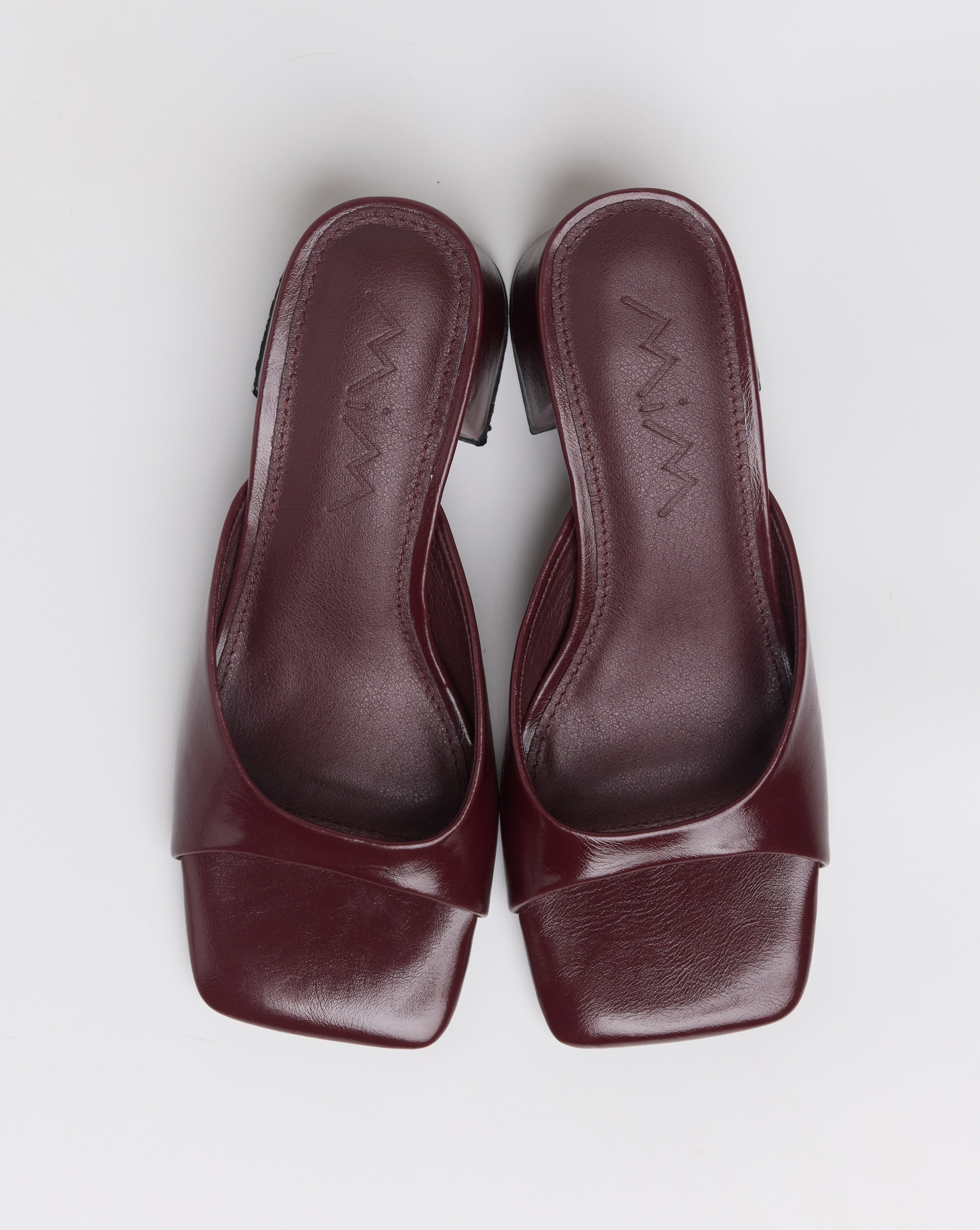 MIM Sandalia de tacón Murfy Burdeos