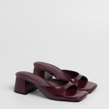 MIM Sandalia de tacón Murfy Burdeos