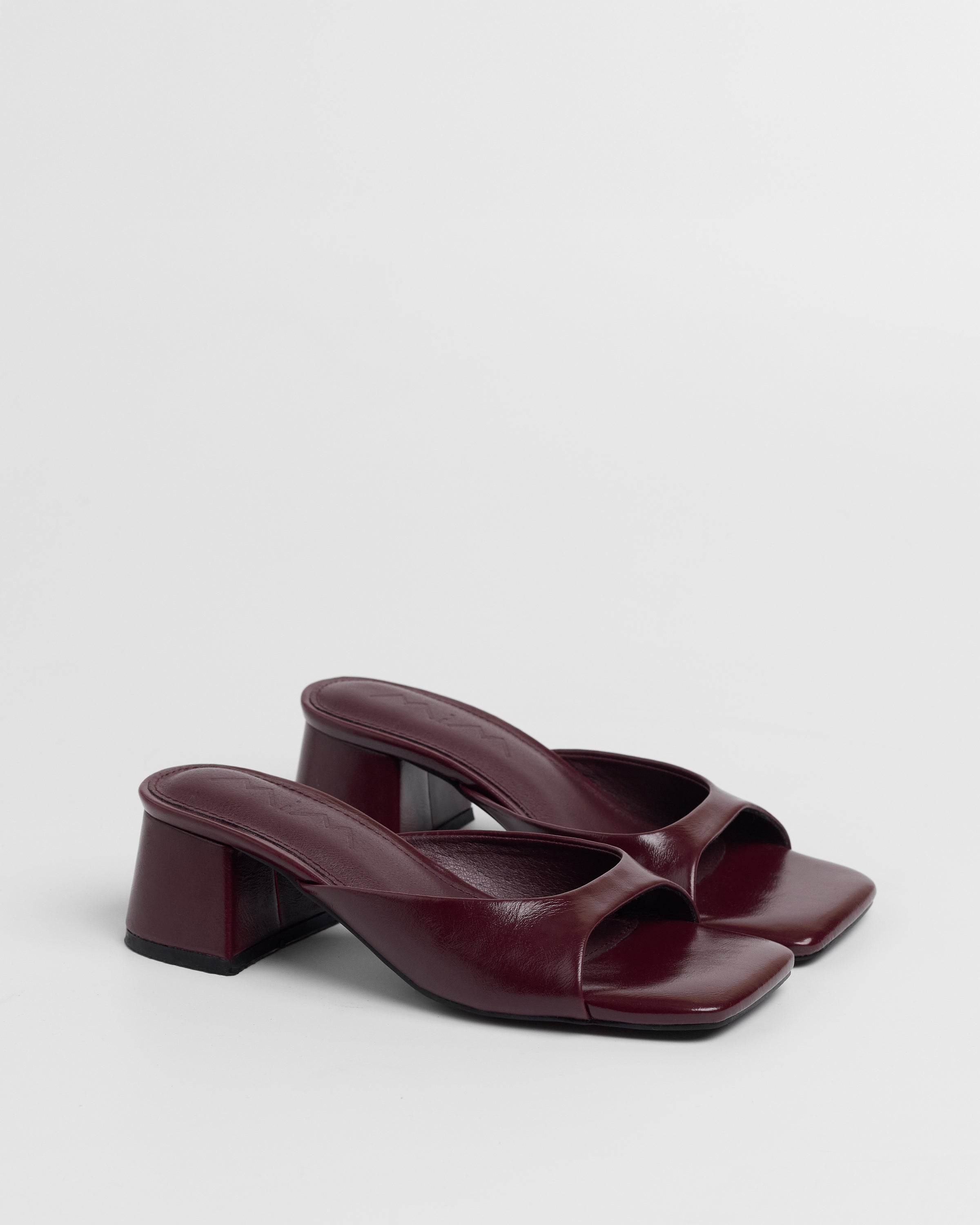 MIM Sandalia de tacón Murfy Burdeos