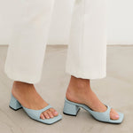 MIM Sandalia de tacón Murfy Celeste