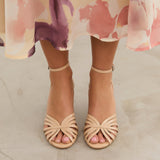 MIM Sandalia de tacón Nao Nude