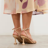 MIM Sandalia de tacón Nao Nude