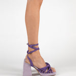 MIM Sandalia de tacón NET MALVA