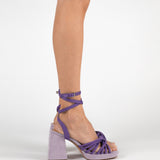 MIM Sandalia de tacón NET MALVA