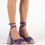 MIM Sandalia de tacón NET MALVA