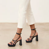 MIM Sandalia de tacón NORI AZUL MARINO