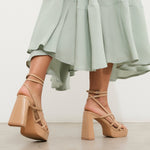 MIM Sandalia de tacón Nori Nude