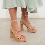 MIM Sandalia de tacón Nori Nude