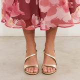 MIM Sandalia de tacón Rafaella Dorado