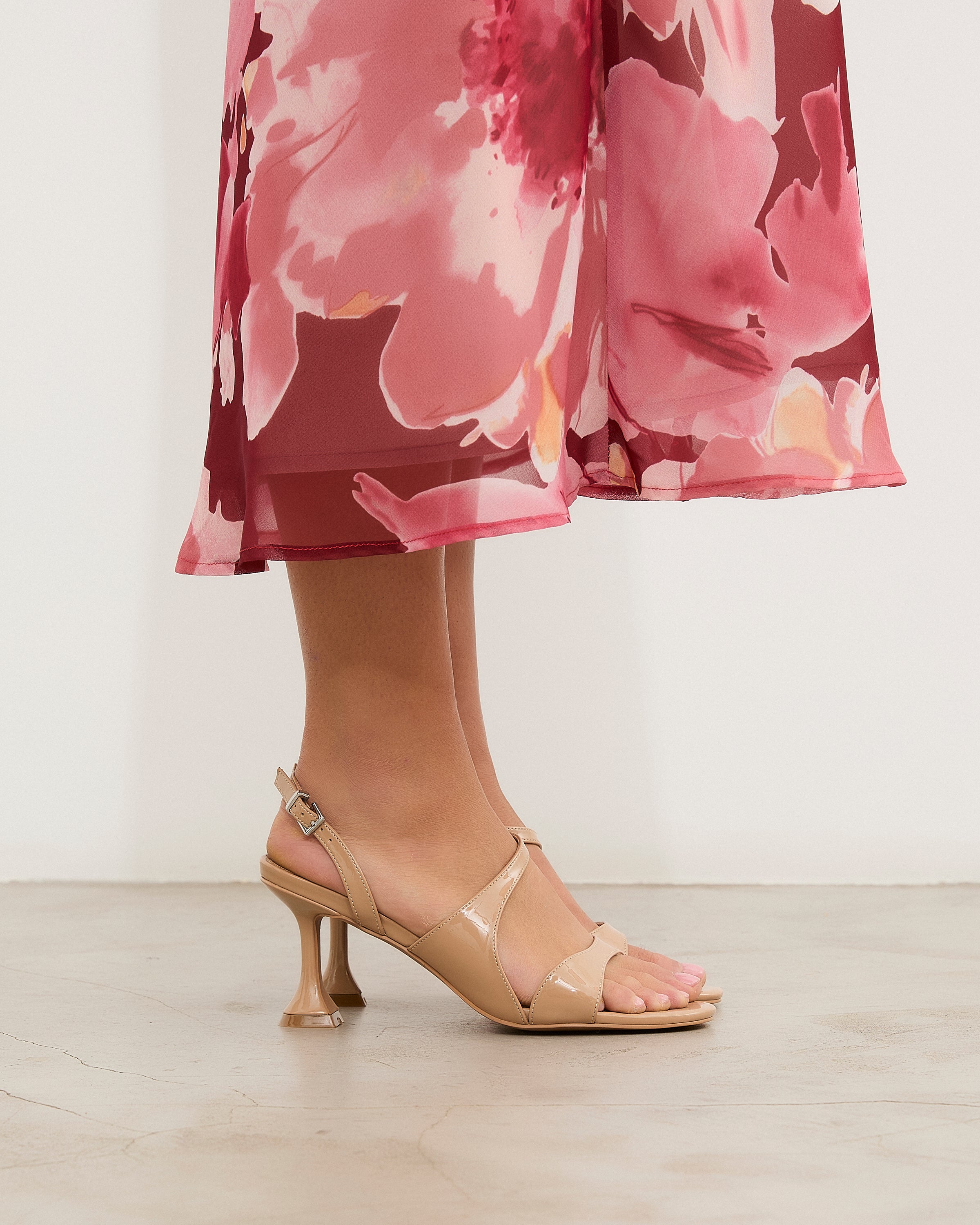 MIM Sandalia de tacón Rafaella Nude