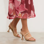 MIM Sandalia de tacón Rafaella Nude