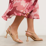 MIM Sandalia de tacón Rafaella Nude