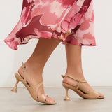 MIM Sandalia de tacón Rafaella Nude