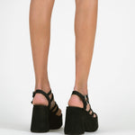 MIM Sandalia de tacón RIVA NEGRO