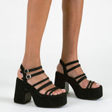 MIM Sandalia de tacón RIVA NEGRO