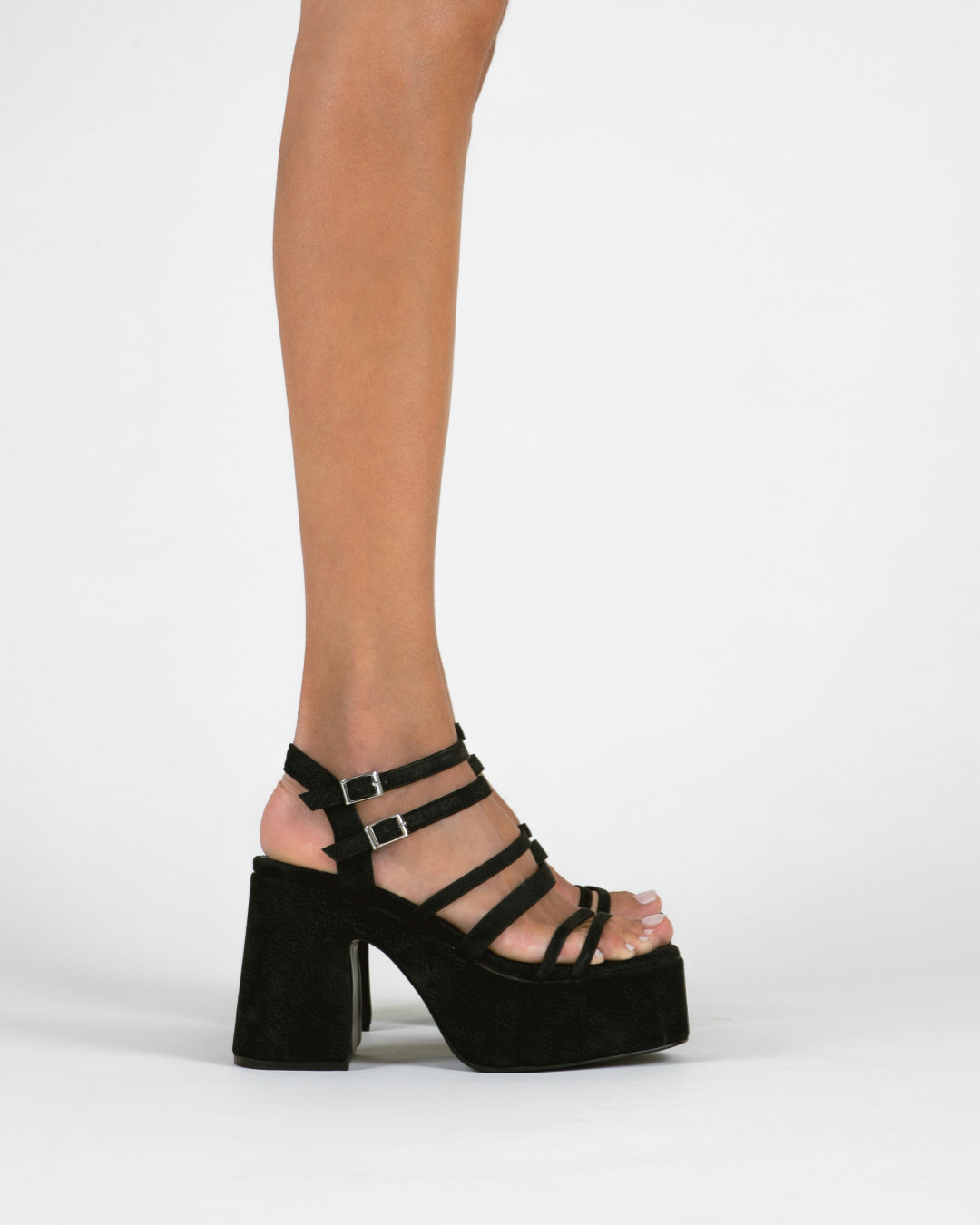 MIM Sandalia de tacón RIVA NEGRO