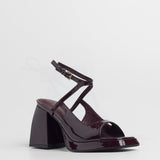 MIM Sandalia de tacón Sunne Burdeos