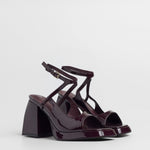 MIM Sandalia de tacón Sunne Burdeos