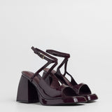 MIM Sandalia de tacón Sunne Burdeos