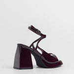 MIM Sandalia de tacón Sunne Burdeos