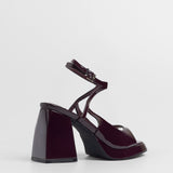 MIM Sandalia de tacón Sunne Burdeos