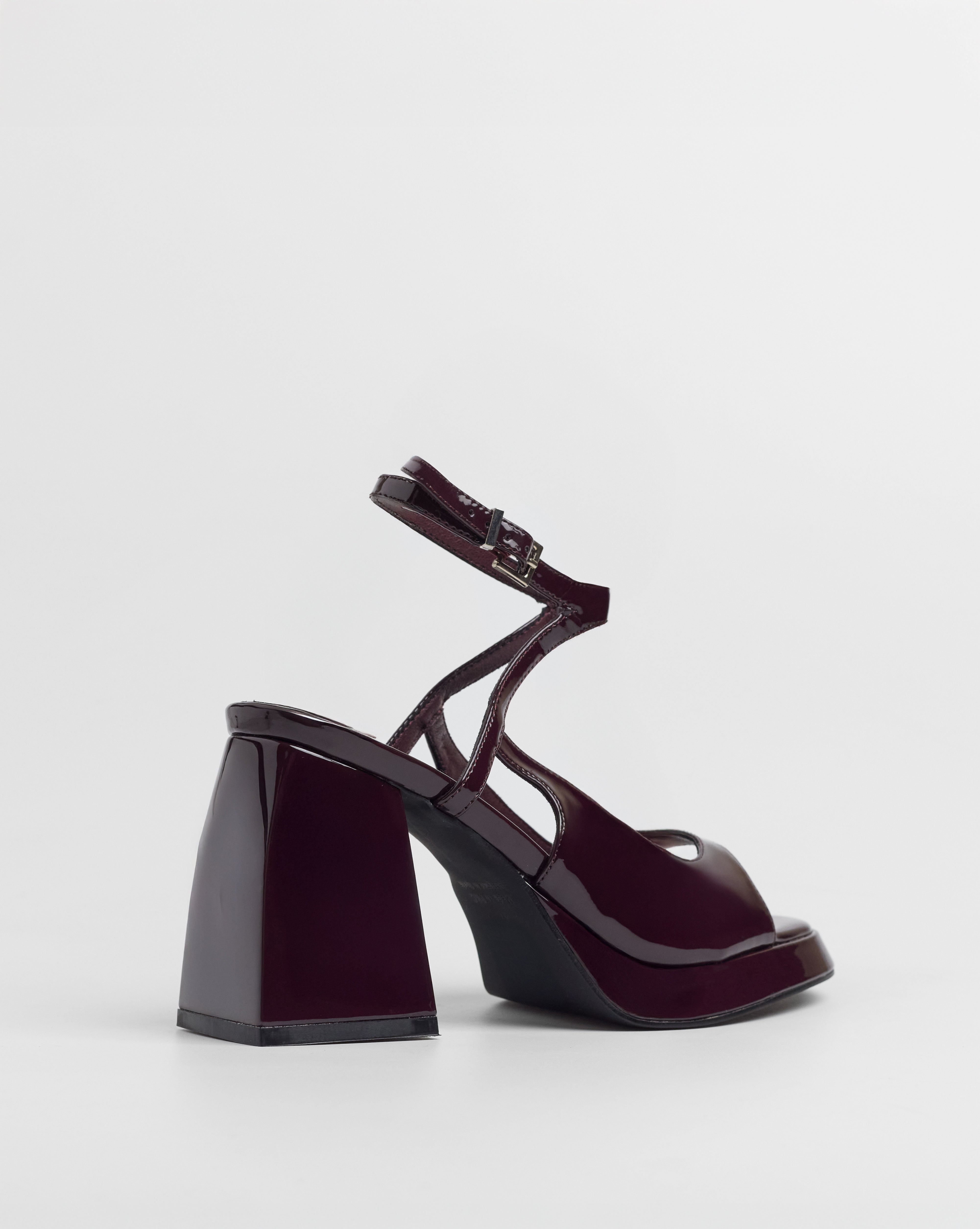 MIM Sandalia de tacón Sunne Burdeos
