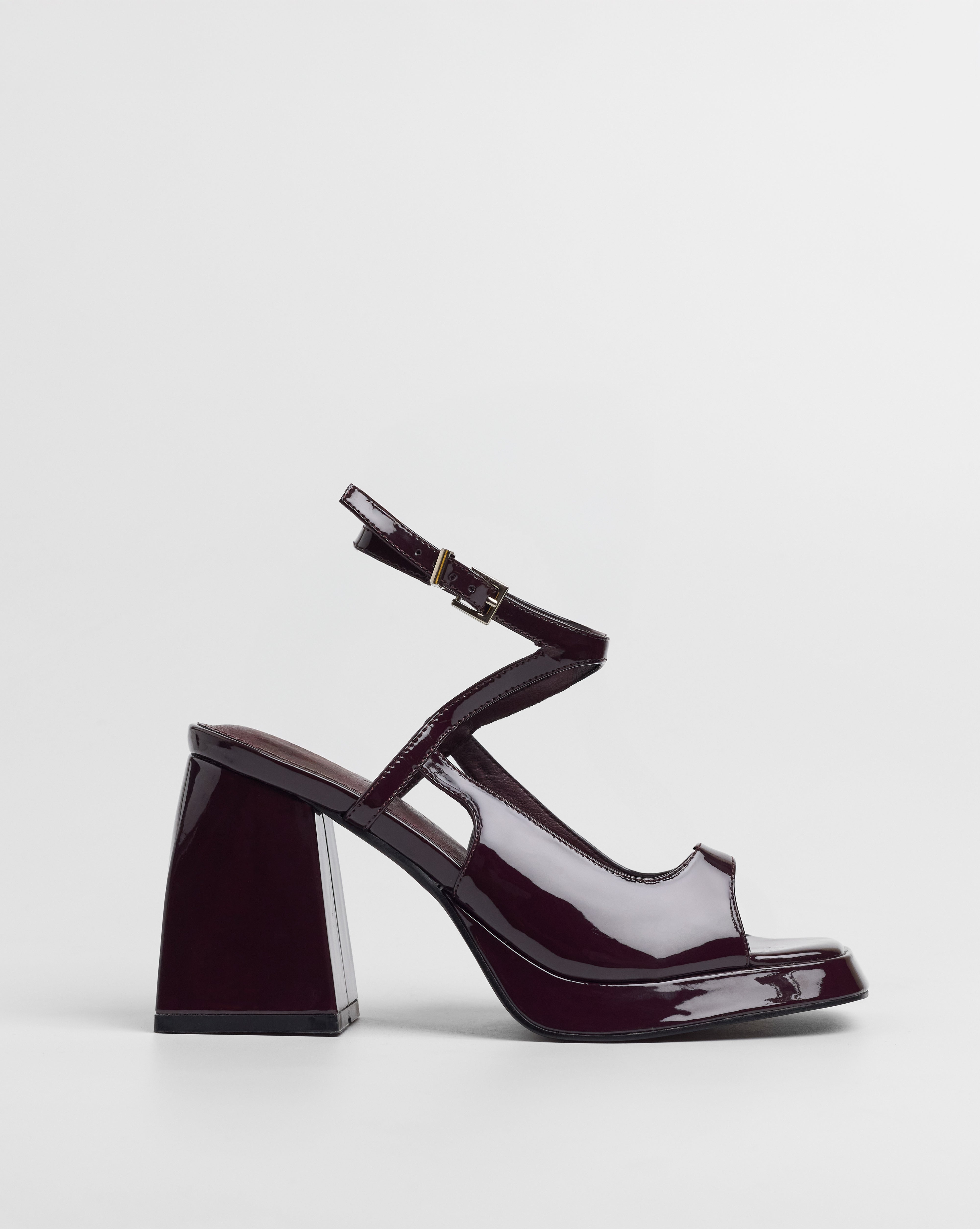 MIM Sandalia de tacón Sunne Burdeos