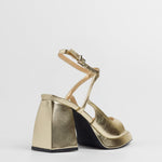 MIM Sandalia de tacón Sunne Dorado