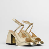 MIM Sandalia de tacón Sunne Dorado