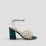 MIM Sandalia de tacón TOM AGUAMARINA