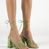 MIM Sandalia de tacón TOM VERDE