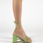 MIM Sandalia de tacón TOM VERDE