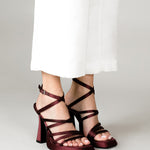 MIM Sandalia de tacón YON BURDEOS