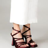 MIM Sandalia de tacón YON BURDEOS