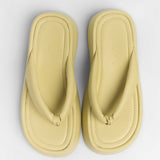 MIM Sandalia plana Brust Amarillo