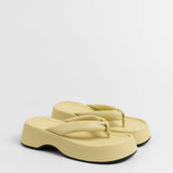 MIM Sandalia plana Brust Amarillo