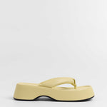 MIM Sandalia plana Brust Amarillo